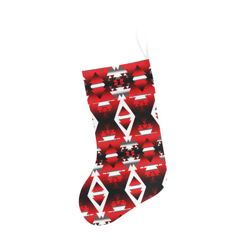 Red Winter Camp Christmas Stocking Christmas Stocking e-joyer 