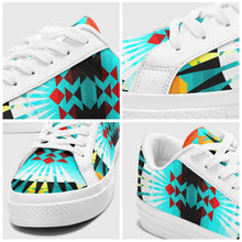 Load image into Gallery viewer, Ribbonwork Bustles Aapisi Low Top Canvas Shoes White Sole 49 Dzine 
