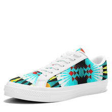 Load image into Gallery viewer, Ribbonwork Bustles Aapisi Low Top Canvas Shoes White Sole 49 Dzine 
