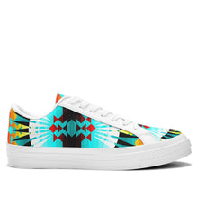 Load image into Gallery viewer, Ribbonwork Bustles Aapisi Low Top Canvas Shoes White Sole 49 Dzine 
