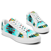 Load image into Gallery viewer, Ribbonwork Bustles Aapisi Low Top Canvas Shoes White Sole 49 Dzine 
