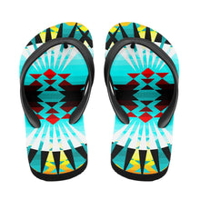 Load image into Gallery viewer, Ribbonwork Bustles Flip Flops 49 Dzine 
