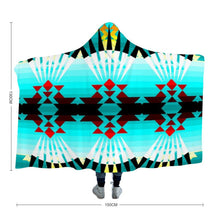 Load image into Gallery viewer, Ribbonwork Bustles Hooded Blanket 49 Dzine 
