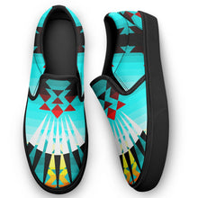 Load image into Gallery viewer, Ribbonwork Bustles Otoyimm Canvas Slip On Shoes 49 Dzine 
