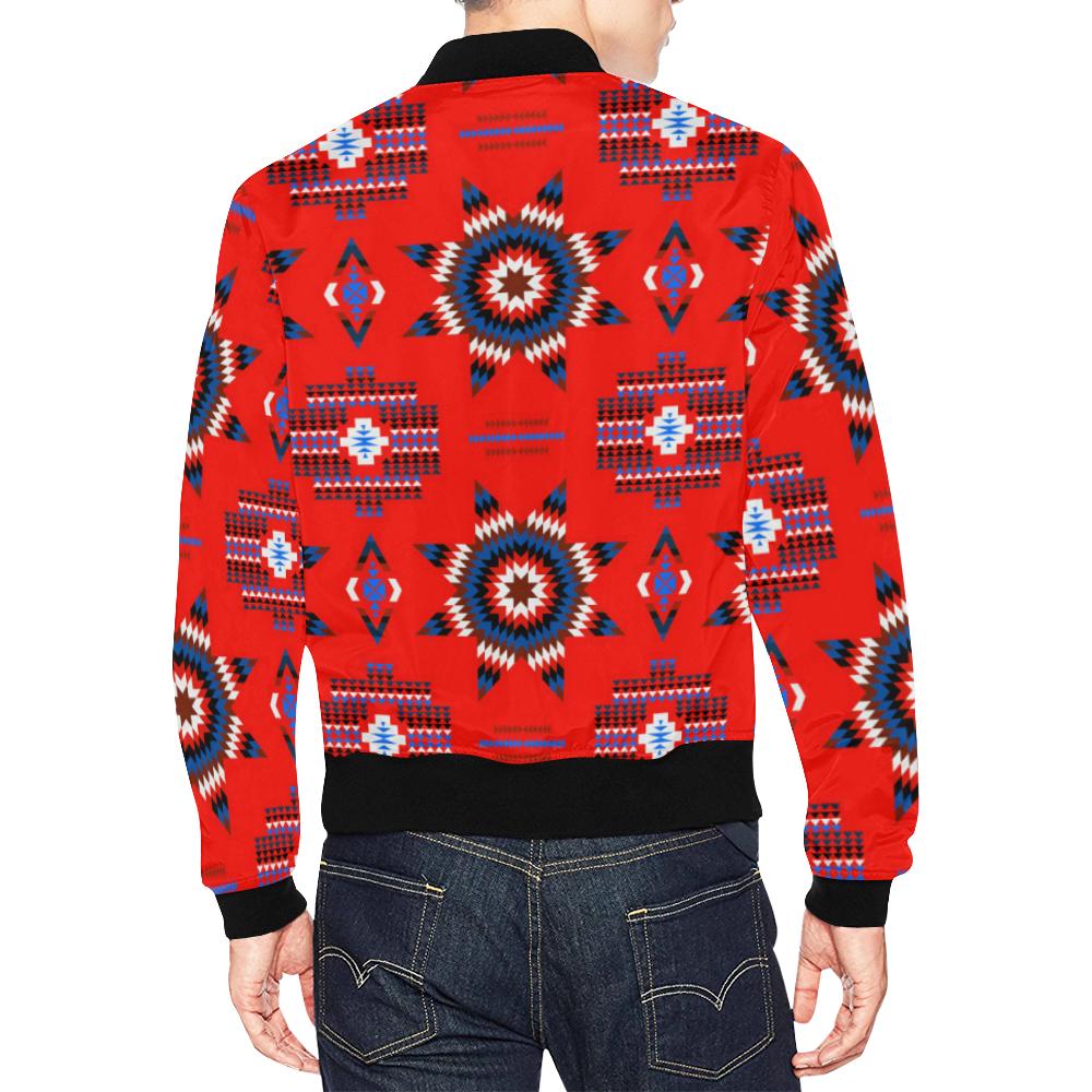 Rising Star Blood Moon All Over Print Bomber Jacket for Men/Large Size (Model H19) All Over Print Bomber Jacket for Men/Large (H19) e-joyer 