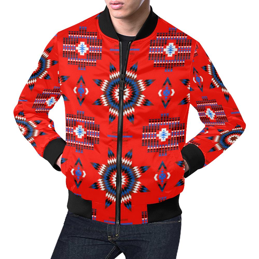 Rising Star Blood Moon All Over Print Bomber Jacket for Men/Large Size (Model H19) All Over Print Bomber Jacket for Men/Large (H19) e-joyer 