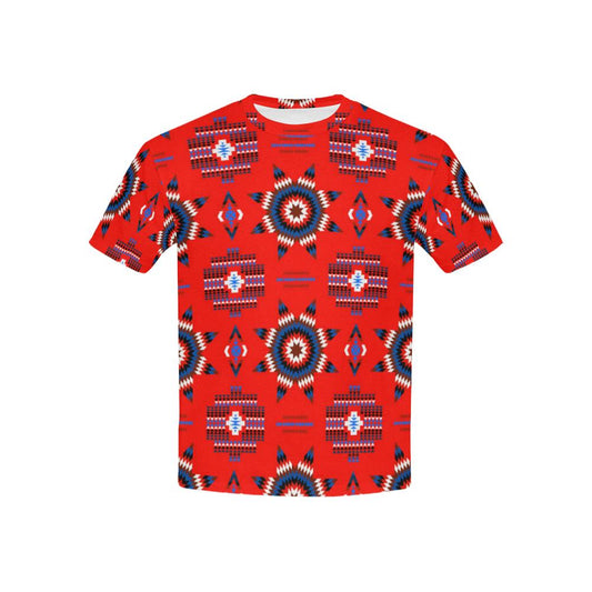 Rising Star Blood Moon Kids' All Over Print T-shirt (USA Size) (Model T40) All Over Print T-shirt for Kid (T40) e-joyer 