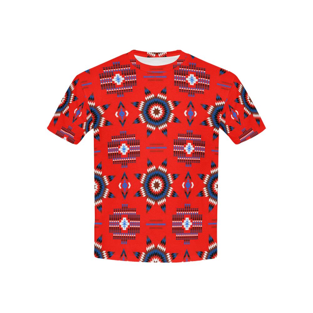 Rising Star Blood Moon Kids' All Over Print T-shirt (USA Size) (Model T40) All Over Print T-shirt for Kid (T40) e-joyer 