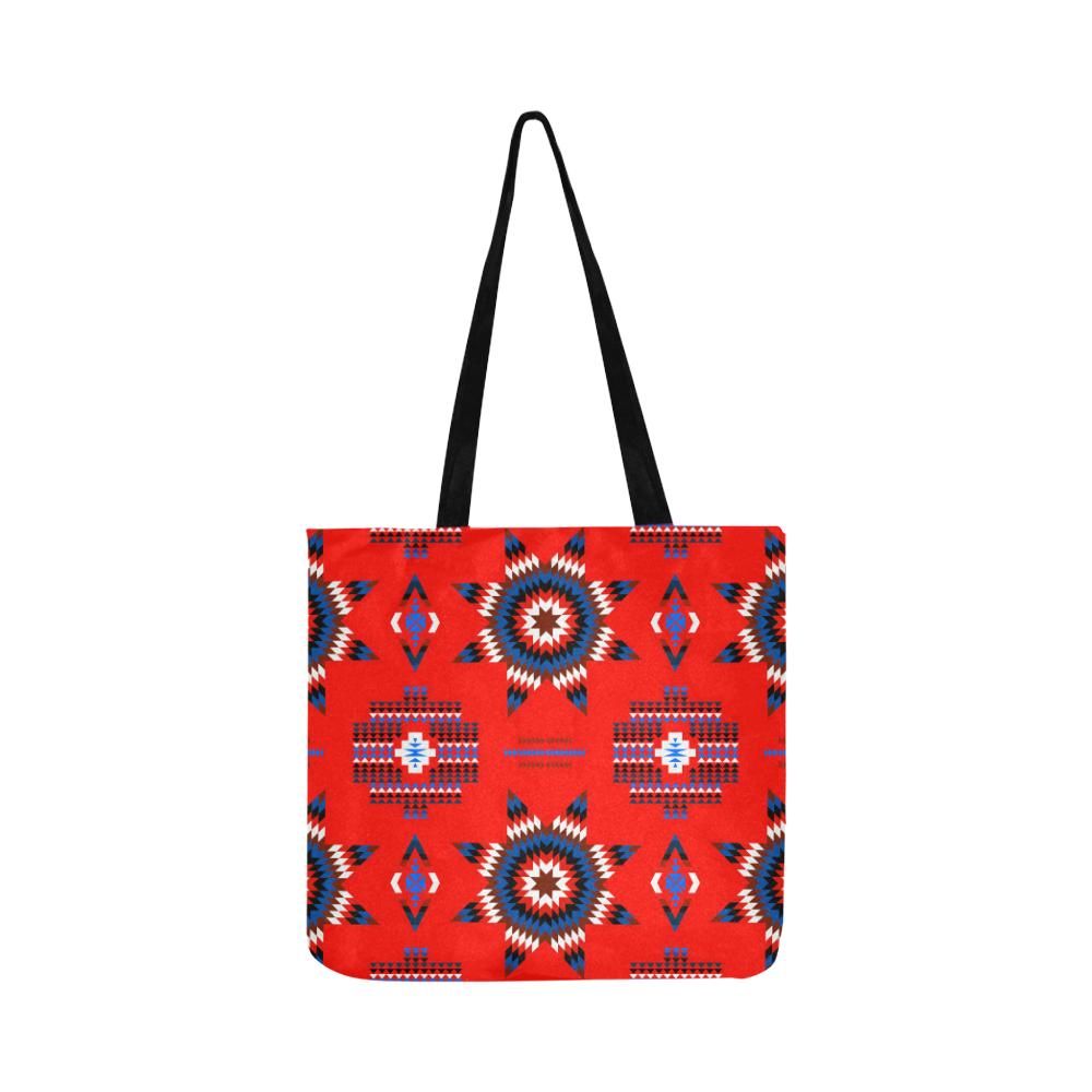 Rising Star Blood Moon Reusable Shopping Bag Model 1660 (Two sides) Shopping Tote Bag (1660) e-joyer 