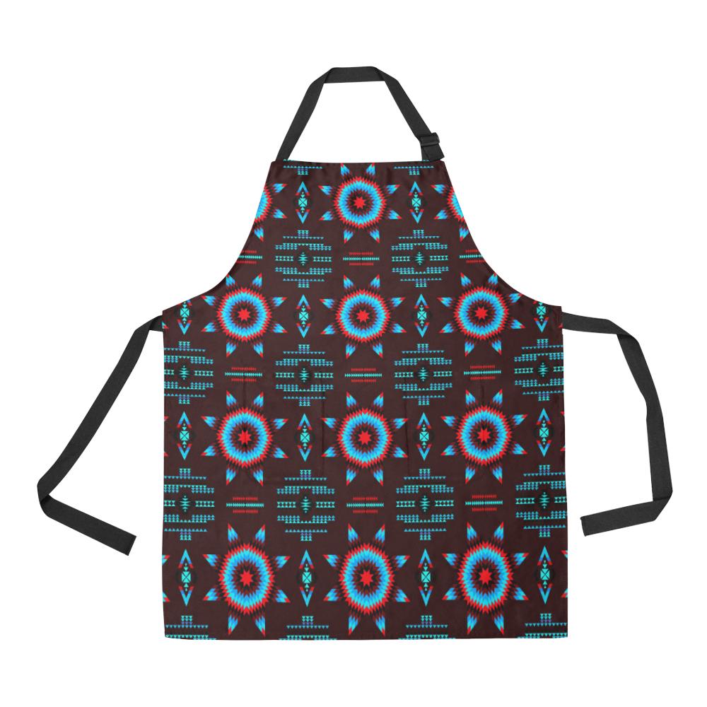 Rising Star Corn Moon All Over Print Apron All Over Print Apron e-joyer 