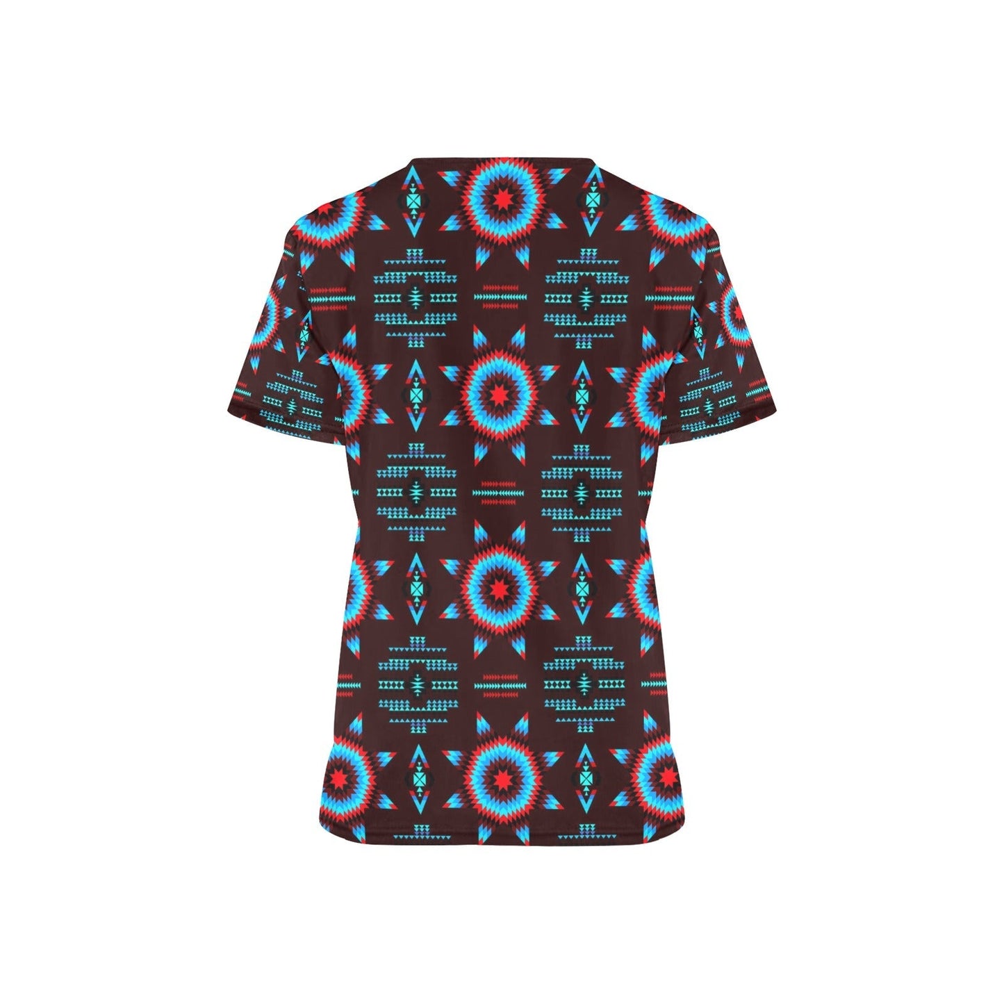 Rising Star Corn Moon All Over Print Scrub Top Scrub Top e-joyer 