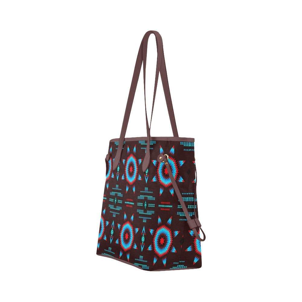 Rising Star Corn Moon Clover Canvas Tote Bag (Model 1661) Clover Canvas Tote Bag (1661) e-joyer 