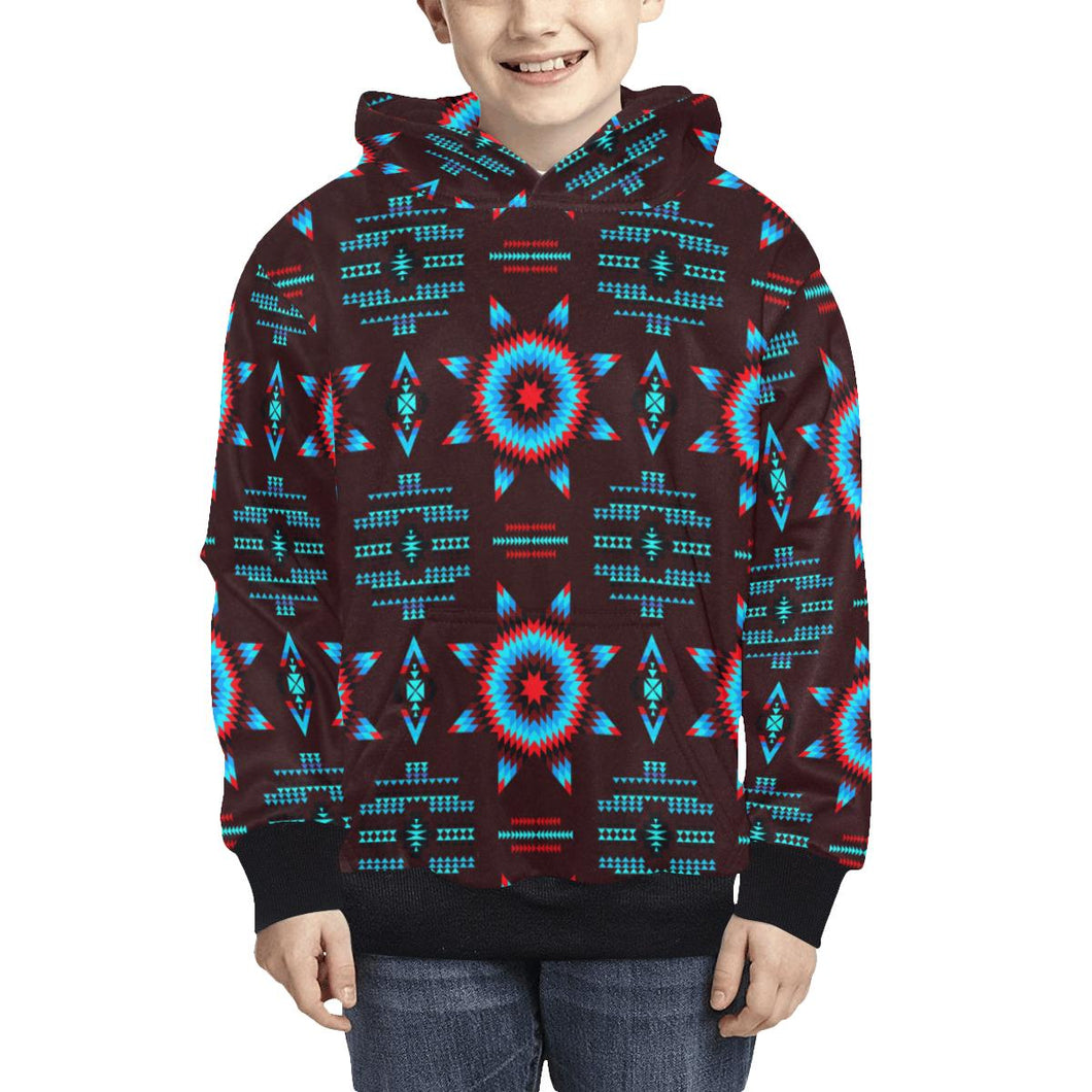 Rising Star Corn Moon Kids' All Over Print Hoodie (Model H38) Kids' AOP Hoodie (H38) e-joyer 