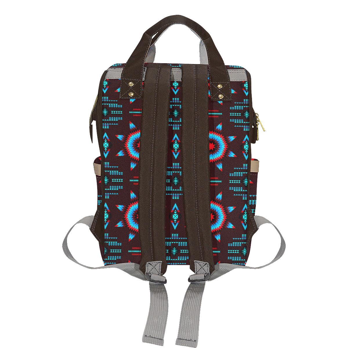 Rising Star Corn Moon Multi-Function Diaper Backpack (Model 1688) Diaper Backpack (1688) e-joyer 