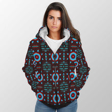 Load image into Gallery viewer, Rising Star Corn Moon Sherpa Hoodie 49 Dzine 
