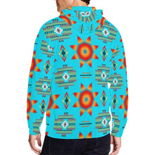 Load image into Gallery viewer, Rising Star Harvest Moon All Over Print Full Zip Hoodie for Men (Model H14) All Over Print Full Zip Hoodie for Men (H14) e-joyer 
