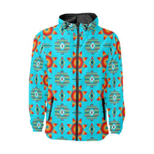 Load image into Gallery viewer, Rising Star Harvest Moon All Over Print Windbreaker for Unisex (Model H23) All Over Print Windbreaker for Men (H23) e-joyer 
