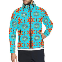 Load image into Gallery viewer, Rising Star Harvest Moon All Over Print Windbreaker for Unisex (Model H23) All Over Print Windbreaker for Men (H23) e-joyer 
