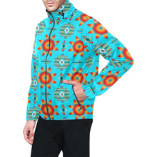 Load image into Gallery viewer, Rising Star Harvest Moon All Over Print Windbreaker for Unisex (Model H23) All Over Print Windbreaker for Men (H23) e-joyer 
