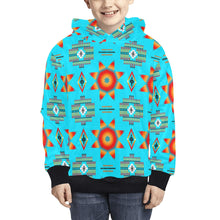 Load image into Gallery viewer, Rising Star Harvest Moon Kids&#39; All Over Print Hoodie (Model H38) Kids&#39; AOP Hoodie (H38) e-joyer 
