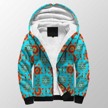 Load image into Gallery viewer, Rising Star Harvest Moon Sherpa Hoodie 49 Dzine 
