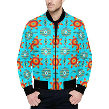 Load image into Gallery viewer, Rising Star Harvest Moon Unisex Heavy Bomber Jacket with Quilted Lining All Over Print Quilted Jacket for Men (H33) e-joyer 
