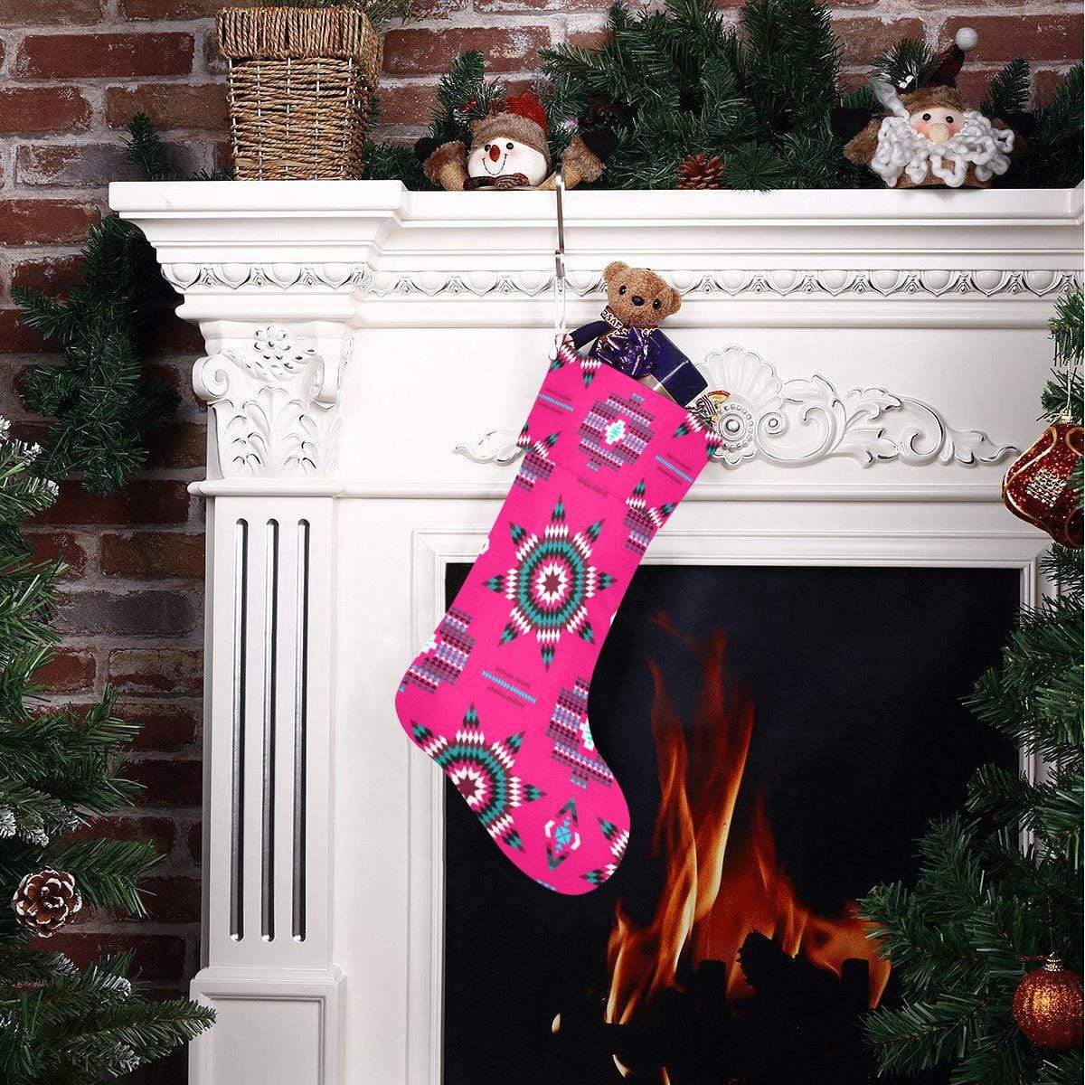 Rising Star Strawberry Moon Christmas Stocking Christmas Stocking e-joyer 