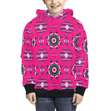 Load image into Gallery viewer, Rising Star Strawberry Moon Kids&#39; All Over Print Hoodie (Model H38) Kids&#39; AOP Hoodie (H38) e-joyer 
