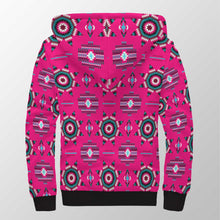 Load image into Gallery viewer, Rising Star Strawberry Moon Sherpa Hoodie 49 Dzine 
