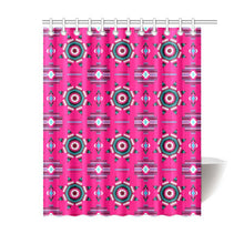 Load image into Gallery viewer, Rising Star Strawberry Moon Shower Curtain 60&quot;x72&quot; Shower Curtain 60&quot;x72&quot; e-joyer 
