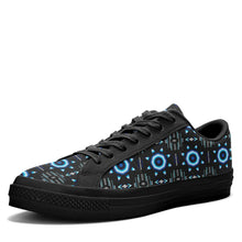 Load image into Gallery viewer, Rising Star Wolf Moon Aapisi Low Top Canvas Shoes Black Sole 49 Dzine 
