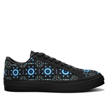 Load image into Gallery viewer, Rising Star Wolf Moon Aapisi Low Top Canvas Shoes Black Sole 49 Dzine 
