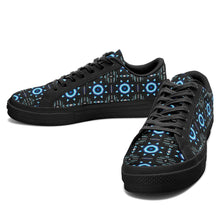 Load image into Gallery viewer, Rising Star Wolf Moon Aapisi Low Top Canvas Shoes Black Sole 49 Dzine 
