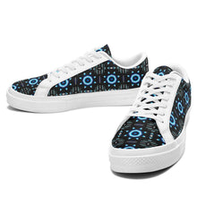 Load image into Gallery viewer, Rising Star Wolf Moon Aapisi Low Top Canvas Shoes White Sole 49 Dzine 
