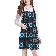 Load image into Gallery viewer, Rising Star Wolf Moon All Over Print Apron All Over Print Apron e-joyer 
