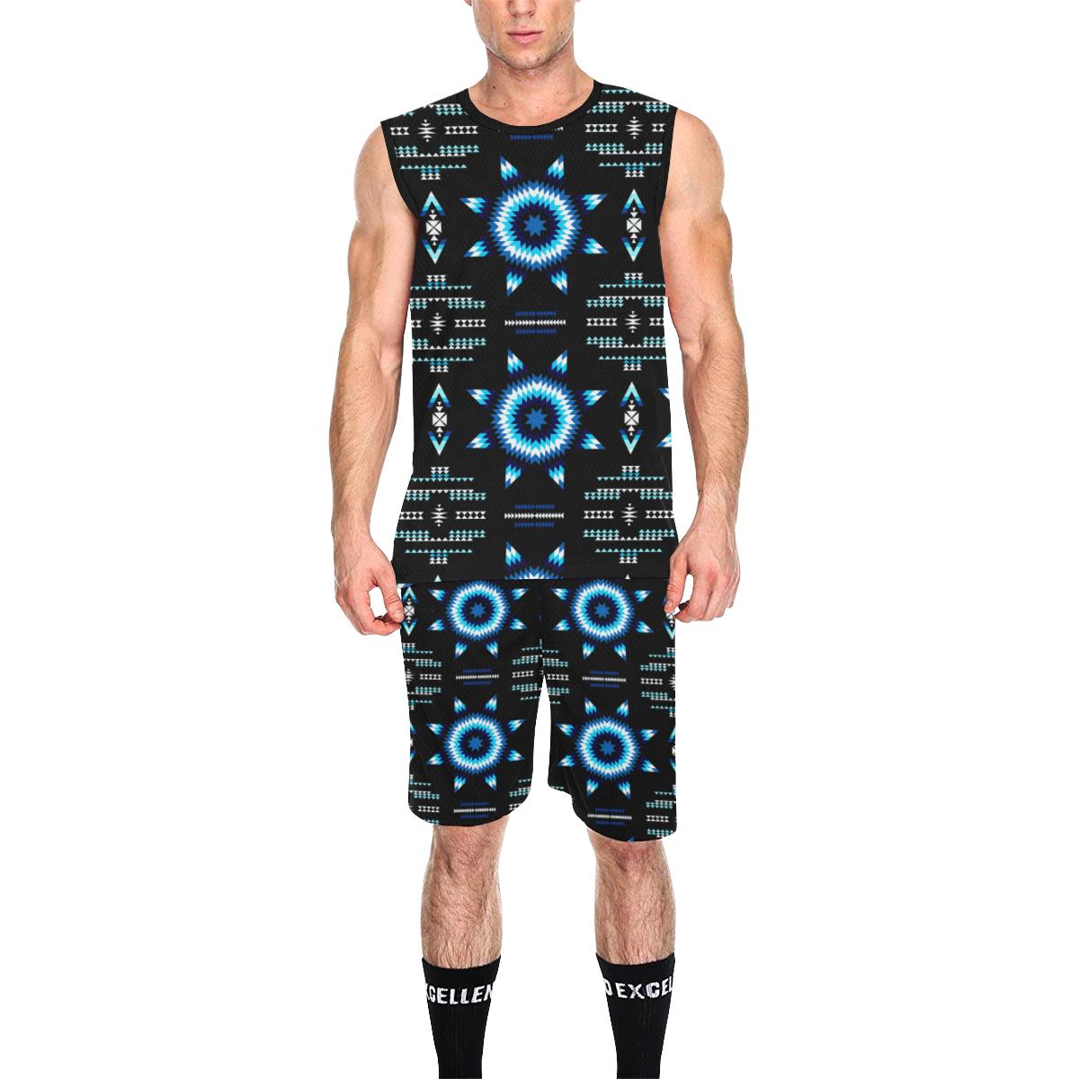 Rising Star Wolf Moon All Over Print Basketball Uniform Basketball Uniform e-joyer 