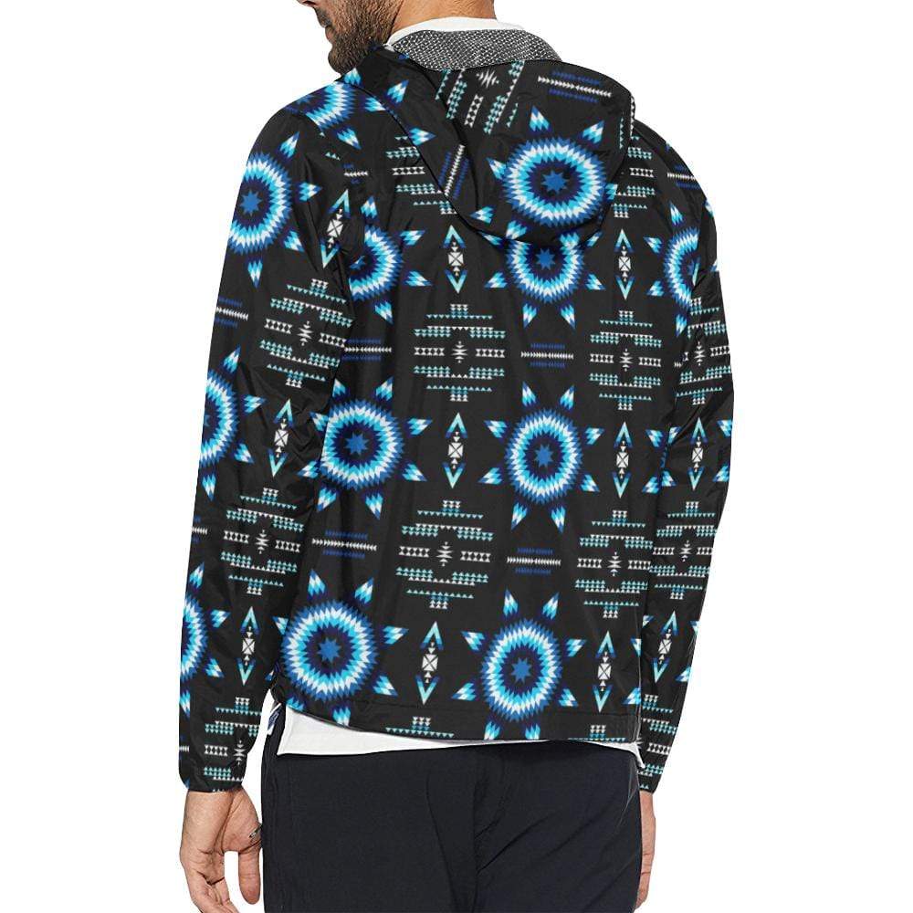 Rising Star Wolf Moon All Over Print Windbreaker for Unisex (Model H23) All Over Print Windbreaker for Men (H23) e-joyer 