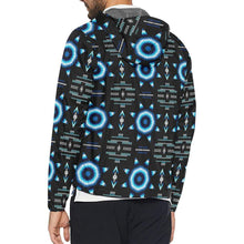 Load image into Gallery viewer, Rising Star Wolf Moon All Over Print Windbreaker for Unisex (Model H23) All Over Print Windbreaker for Men (H23) e-joyer 
