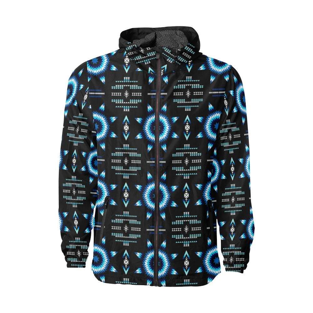 Rising Star Wolf Moon All Over Print Windbreaker for Unisex (Model H23) All Over Print Windbreaker for Men (H23) e-joyer 