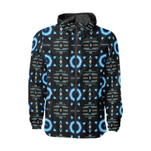 Load image into Gallery viewer, Rising Star Wolf Moon All Over Print Windbreaker for Unisex (Model H23) All Over Print Windbreaker for Men (H23) e-joyer 
