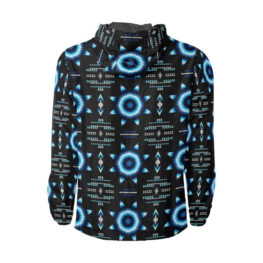 Rising Star Wolf Moon All Over Print Windbreaker for Unisex (Model H23) All Over Print Windbreaker for Men (H23) e-joyer 