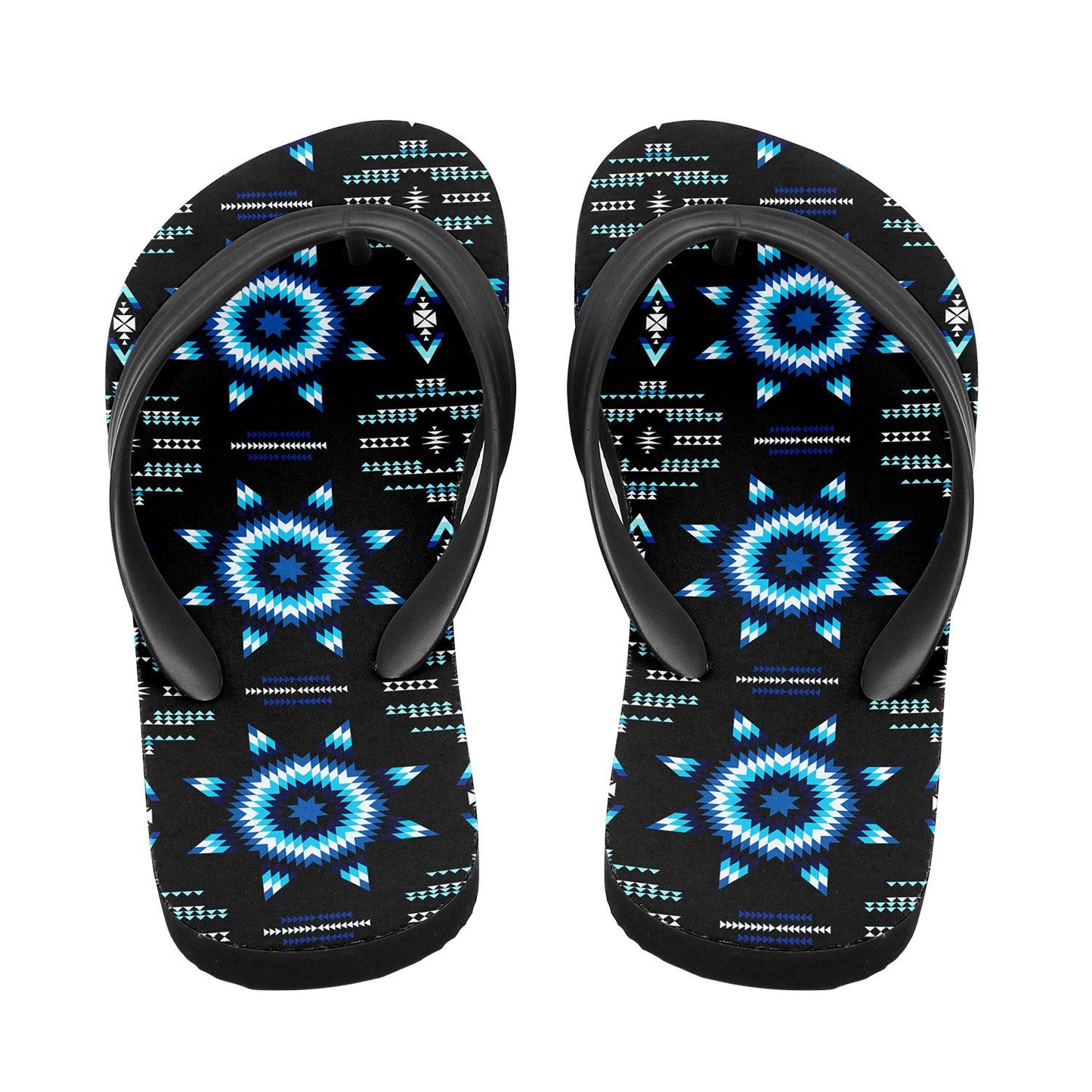 Rising Star Wolf Moon Flip Flops 49 Dzine 