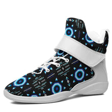 Load image into Gallery viewer, Rising Star Wolf Moon Ipottaa Basketball / Sport High Top Shoes 49 Dzine US Women 4.5 / US Youth 3.5 / EUR 35 White Sole with White Strap 
