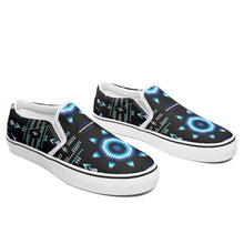 Load image into Gallery viewer, Rising Star Wolf Moon Otoyimm Canvas Slip On Shoes 49 Dzine 
