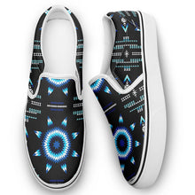 Load image into Gallery viewer, Rising Star Wolf Moon Otoyimm Canvas Slip On Shoes 49 Dzine 
