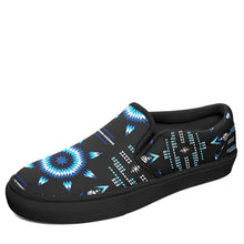 Load image into Gallery viewer, Rising Star Wolf Moon Otoyimm Kid&#39;s Canvas Slip On Shoes 49 Dzine US Youth 1 / EUR 32 Black Sole 
