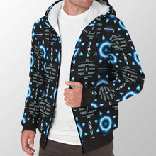 Load image into Gallery viewer, Rising Star Wolf Moon Sherpa Hoodie 49 Dzine 
