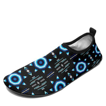 Load image into Gallery viewer, Rising Star Wolf Moon Sockamoccs Kid&#39;s Slip On Shoes 49 Dzine 
