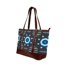 Load image into Gallery viewer, Rising Star Wolf Moon Tote Handbag (Model 1642) Tote Handbags (1642) e-joyer 
