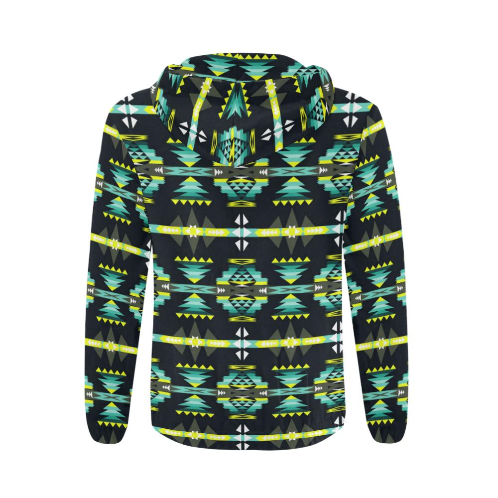 River Trail All Over Print Full Zip Hoodie for Men (Model H14) All Over Print Full Zip Hoodie for Men (H14) e-joyer 